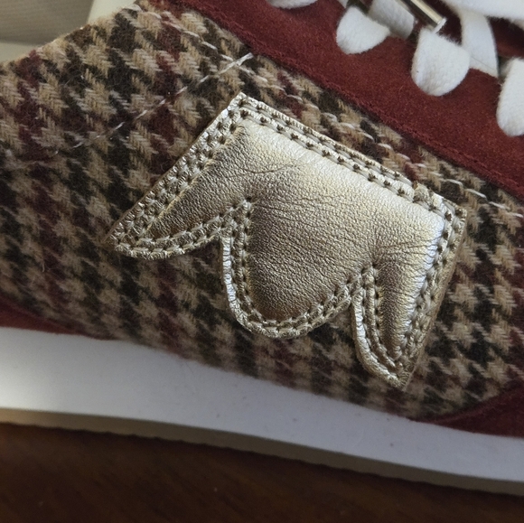 Birdies Size 8.5 Women's Roadrunner Sneaker Primary Plaid - Picture 6 of 13